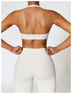 Bra for Women Sports Long Line <b>Padded</b> Bra Yoga Cropped Tank Tops Gym From Factory - Product Image 6