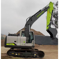 Excavatrice sur chenilles hydraulique Zoomlion ZE135G 13 tonnes avec moteur Cummins, pompe et composants d'engrenage, modèle 2022 à vendre