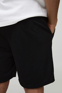 Pantalones cortos deportivos de gran tamaño para hombre con logotipo bordado de toalla personalizada de algodón de alta calidad - Product Image 4