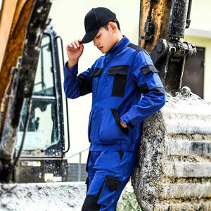 ชุดหมีนิรภัยแบบกันน้ำ ปี 2026 สำหรับผู้ชาย ผลิตจากผ้าฝ้ายผสมโพลีเอสเตอร์ ป้องกันไฟฟ้าสถิต พร้อมแถบสะท้อนแสงแบบ Hi-vis และไฟ LED สำหรับงานก่อสร้าง/งานในโรงไฟฟ้า - Product Image 5