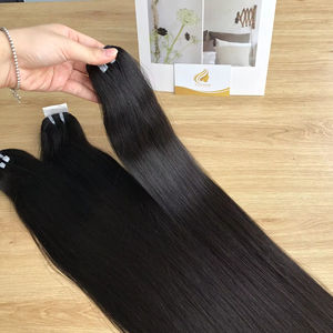 Minh Khang Premium Vietnam Remy Hair 100% Extensiones de trama de piel virgen Hueso recto - Product Image 1