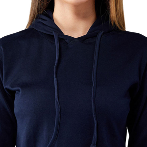 Sudadera Corta con Capucha para Mujer, Estilo Informal, para Gimnasio, Todas las Temporadas, Manga Larga, Corte Holgado, Fabricante OEM - Product Image 3