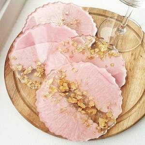 Resin <b>Coaster</b> 5mm Thick <b>Heat</b> Resistant Modern Luxury Design Stylish Artistic Detailing Durable Long Lasting Table Decoration - Product Image 2