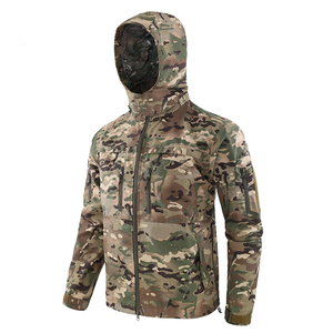 Casual Outdoor Sports Jacket <b>Green</b> <b>Top</b> Camouflage Fabric Hiking Cloth Hunting Jacket For <b>Men</b> - Product Image 2