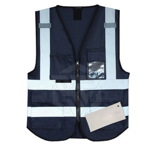 Chaleco de seguridad de construcción personalizado de alta calidad Ropa de trabajo de poliéster de alta visibilidad Directo de fábrica - Product Image 1