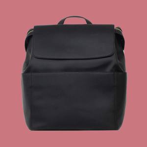 กระเป๋าใส่ผ้าอ้อมหนังวีแกนอเนกประสงค์กระเป๋าใส่ผ้าอ้อมขนาดใหญ่สีน้ำตาลแฟชั่นสำหรับคุณแม่ - Product Image 6