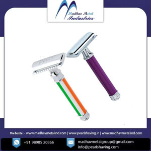 Maquinilla de afeitar de seguridad con mango de color personalizado, precio al por mayor, más vendida, maquinillas de afeitar DE SEGURIDAD DE India - Product Image 3