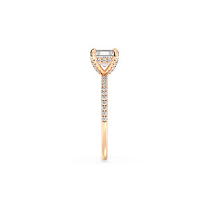 REYES Élégante bague de fiançailles solitaire en or massif 14 carats HPHT CVD Lab Grown Diamond Anniversary Gift Fine Jewelry - Product Image 4