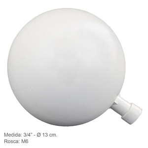 Boya in Plastica 3/4" x 13 O/ cm. Rosca M6 - Product Image 1