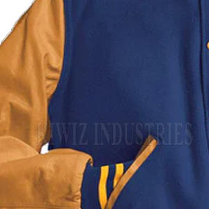 Vestes Letterman avec broderie personnalisée pour hommes Veste de baseball avec broderie Letterman Veste d'équipe sportive à prix réduit - Product Image 4