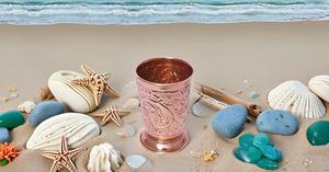 Alta calidad en relieve sublimación en blanco decorativo logotipo personalizado hogar agua vidrio taza bebida cobre vaso taza de café - Product Image 5