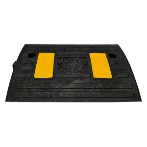 4 Meter Set Parking Ramp with Rubber Cable Channels for Roadway Use - Product Image 5