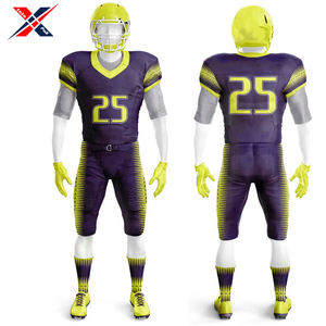 Uniforme de fútbol americano alto transpirable suave al tacto tela cómodo conjunto diseño Pakistán tarifa al por mayor ropa deportiva de equipo - Product Image 6