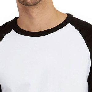 T-shirt de sport à manches longues pour homme, personnalisé, de qualité supérieure, en tissu tricoté polyester/coton, uni, imperméable, coupe-vent et respirant, vente en gros - Product Image 3