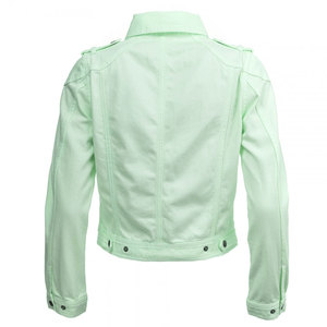 Dernier style, meilleure vente, veste en jean pour femmes imprimée sur mesure à manches longues, différentes couleurs disponibles, vestes en jean pour femmes - Product Image 2