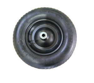 Roues de remplacement pneumatiques sans chambre à air de haute qualité 16 pouces 400-8 en acier pour chariot, chariot à roulettes, générateur, tondeuse à gazon - Product Image 1