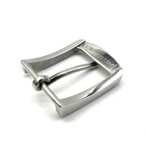 Hebilla de cinturón de acero inoxidable Hebilla de cinturón de cuero con acabado espejo - Product Image 2