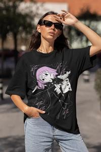 T-shirts décontractés à manches courtes surdimensionnés de haute qualité 100% coton Impression numérique Motif peigné Écologique Respirant Homme - Product Image 5