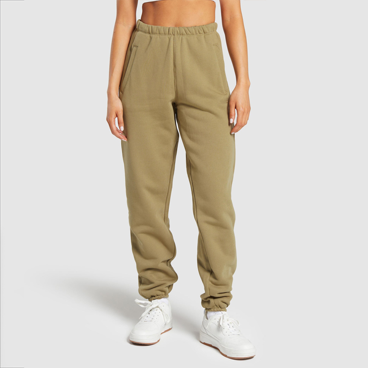 High Quality Custom Women Winter Wholesale Distressed Fitted Stacked Joggers Tracksuits