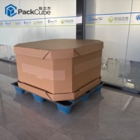 Conteneur en carton ondulé octogonal personnalisé pour l'emballage de matériaux granulaires et en poudre