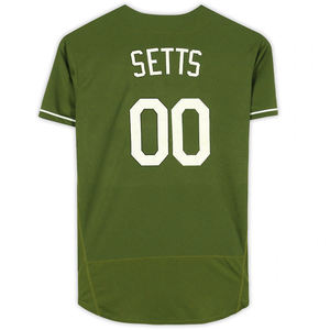 100% <b>Polyester</b> Stylish New Design Baseball Jersey Supplier 2025 OEM Button Adult Unisex Winter Anti-Bacterial Quick Dry <b>Shirt</b> - Product Image 2