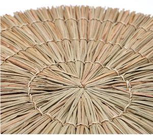 Napperon en jonc de mer de 35 cm en bambou Napperon écologique au design attrayant - Product Image 2