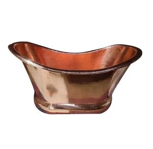 Bañeras de cobre para adultos de diseño antiguo de gran tamaño al por mayor más vendidas, bañeras de estilo moderno fabricadas. - Product Image 5