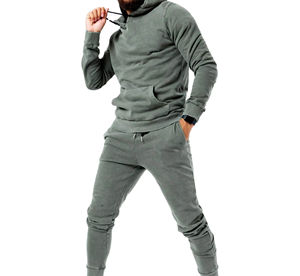 2025 gros hommes poids lourd noir survêtement ensemble écologique imprimé sweat et sweat à capuche vêtements de sport en gros pour l'hiver - Product Image 1