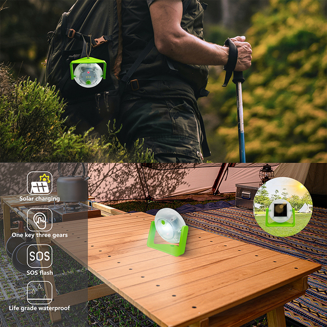 New Mini Solar Cell Lights Rechargeable Bulbs Solar Lamp for Reading and Office