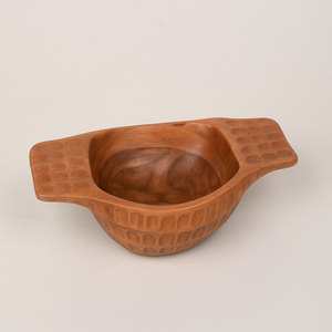 ชามไม้สแน็คทำด้วยมือทำด้วยมือพร้อมค้อนแกะสลักผิวเรียบสำหรับงานปาร์ตี้และโก้เก๋ที่มีเสน่ห์ - Product Image 6