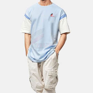 T-shirt personnalisé pour hommes de grande qualité 100% coton Design Your Own Over Size T-Shirts For Men - Product Image 2