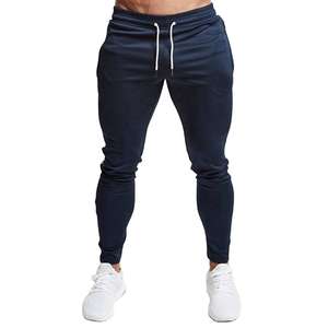 Pantalons de jogging pour hommes tendance à la vente chaude, coupe slim, confortables, décontractés, lavés - Product Image 5