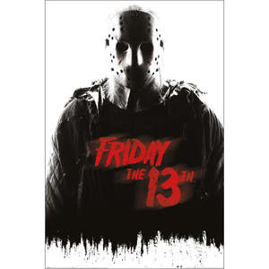 Modern Style Friday the 13th <b>Poster</b> Jason Voorhees From the Horror Film Paper Wall Art - Product Image 1
