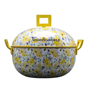 Casserole décorative en métal de belle qualité Faite à la main Casserole de créateur Chauffe-plats fantaisie en métal de qualité supérieure - Product Image 3