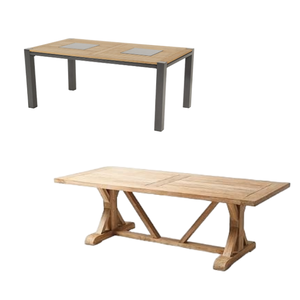 Vente chaude Patio Table À Manger En Plein Air Ensemble Pour 8 Café Bistro Table Chaise Ensembles demande personnalisée - Product Image 3