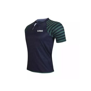 Camiseta de Rugby para hombre, Jersey masculino de Rugby con Logo personalizado, Color brillante, precio barato, estilo de cuello redondo personalizado - Product Image 2
