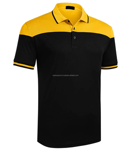 Uniforme escolar de trabajo para hombre de dos colores, transpirable, 100% de algodón, estampado con logotipo personalizado, para Camisa ajustada de verano - Product Image 6