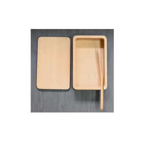 กล่องเก็บเนยไม้แบบโบราณกล่องใส่เนยสำหรับงานหัตถกรรมกล่องเก็บเนย - Product Image 3