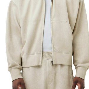 Sudadera con Capucha y Cremallera para Hombre, Diseño Nuevo, Duradera, Cómoda, Ajustada, Ropa Casual para Hombre, Sudadera con Capucha y Hombros Caídos de Pakistán - Product Image 4