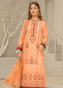 ชุดชัลวาร์ Kameez ปักลายสไตล์ปากีสถานและอินเดียคอลเลกชั่นสนามหญ้าแบบหรูหราใหม่ - Product Image 2