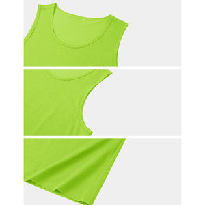 Débardeur personnalisé en coton et polyester, léger, uni, de luxe, avec logo imprimé personnalisé, col rond, débardeur vierge pour homme - Product Image 4