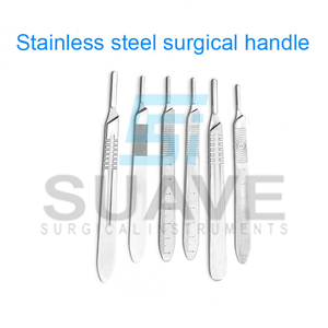 วัสดุที่ดีที่สุดของเครื่องมือผ่าตัดมีดสแตนเลสมีดผ่าตัดด้ามจับและใบมีด - Product Image 6