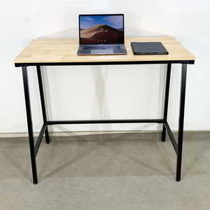 โต๊ะทำงานและห้องนอนปรับระดับได้ตามหลักสรีรศาสตร์ ขนาด 120x60x105 ซม. ดีไซน์อุตสาหกรรม ขาเหล็กทรงสี่เหลี่ยมคางหมู รุ่น STD68030 - Product Image 3