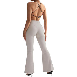 Leggings sans couture taille haute pour femmes, tendance, style latéral, pantalon de yoga slim, legging - Product Image 3