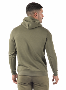 Sweat à capuche pour hommes de haute qualité, en coton original léger, avec logo brodé sur mesure. - Product Image 2