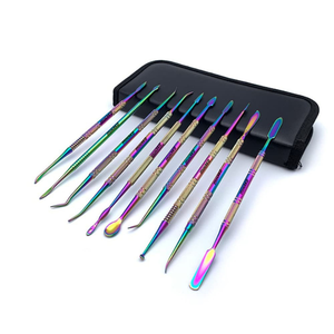 Juego de herramientas de tallado de cera Dental de acero inoxidable, 10 Uds., espátula Dental quirúrgica, Kit de blanqueamiento de dientes - Product Image 4