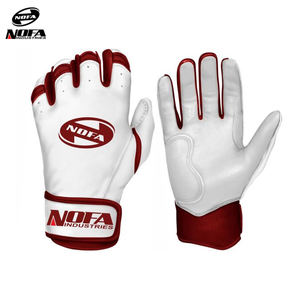 Gants de baseball d'équipe personnalisés professionnels Gants de frappeur confortables en cuir durable avec logo brodé - Product Image 6