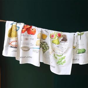 Serviettes de cuisine compressées en lin rayé de haute qualité, antimicrobiennes, lavables en machine, serviettes utilitaires de base pour le nettoyage - Product Image 2