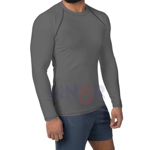 Top Trending 2025-26 Jiu Jitsu MMA Rash Guard Men Customized Design Slim Fit OEM Wholesale Breathable Quick Dry Custom Logo - Product Image 4