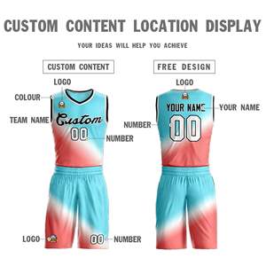 Maillots de basket-ball sublimés et uniformes de basket-ball de sublimation blancs uniformes de basket-ball personnalisés - Product Image 4